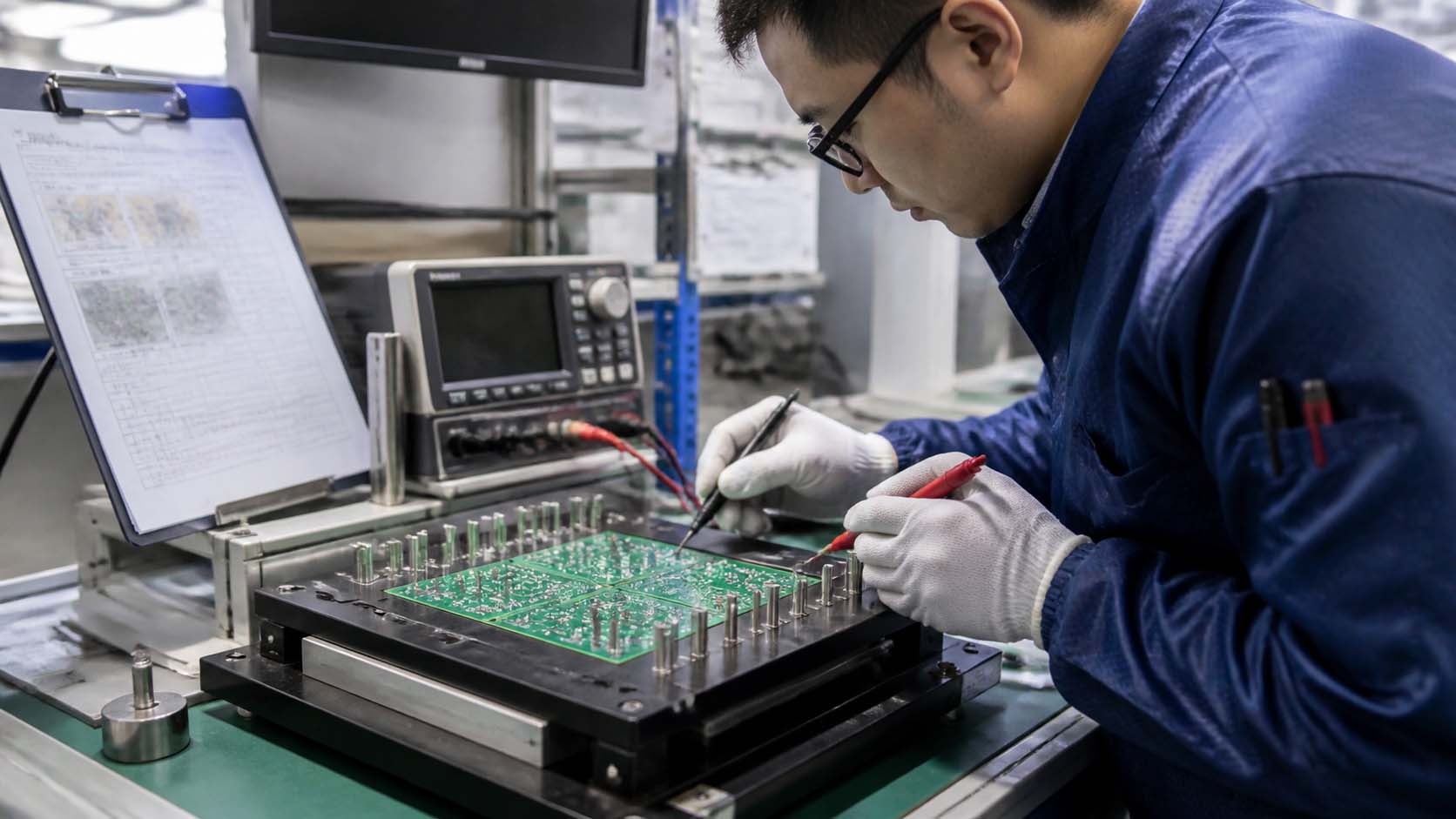 Electrical test and final inspection for PCB fabrication quality control