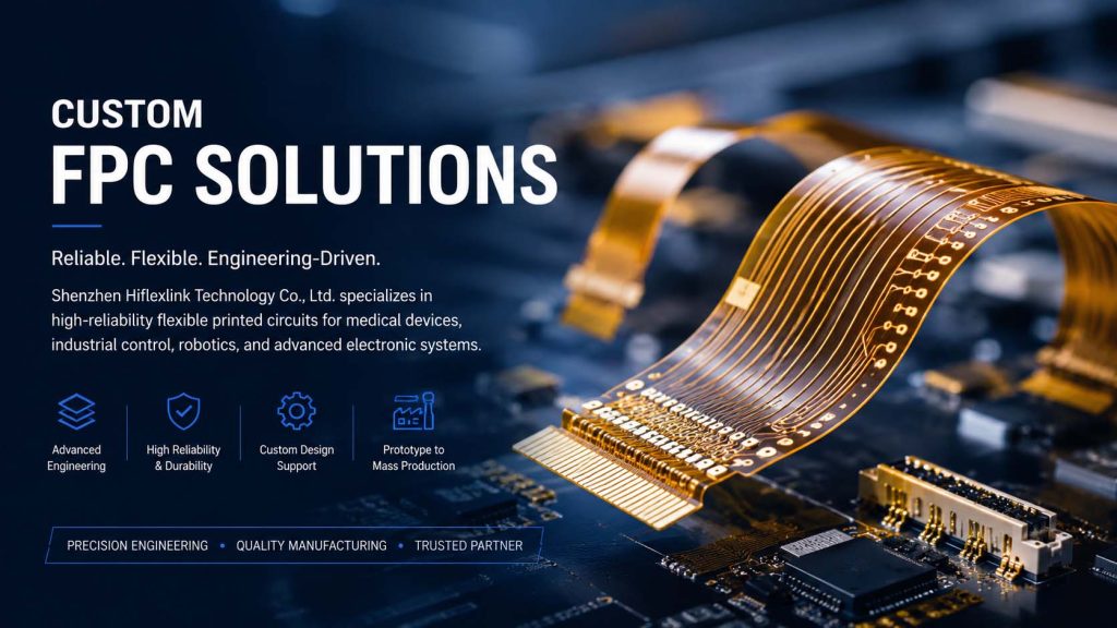 Custom flexible printed circuit manufacturing for medical and industrial electronics